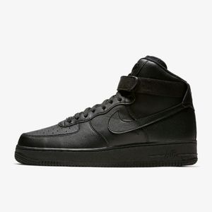 Nike Airforce 1 Black High Top Sneakers